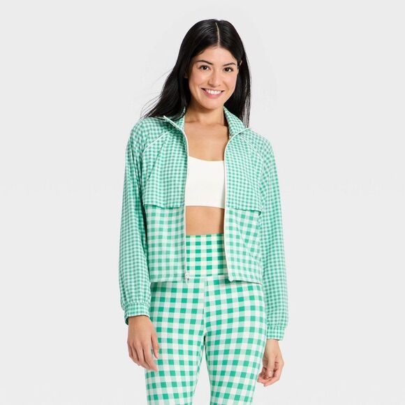 All In Motion Jackets & Blazers - All In Motion - Women's Lightweight Run Windbreaker Jacket - All I Green